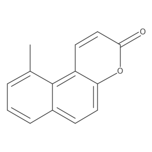10-Methyl-3H-naphtho[2,1-b]pyran-3-one Structure