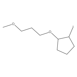 1-Iodo-2-(3-methoxypropoxy)cyclopentane结构式