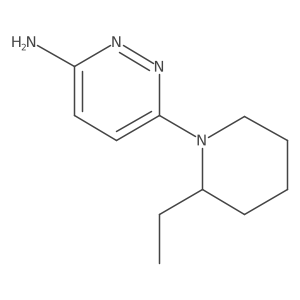6-(2-Ethylpiperidin-1-yl)pyridazin-3-amine结构式