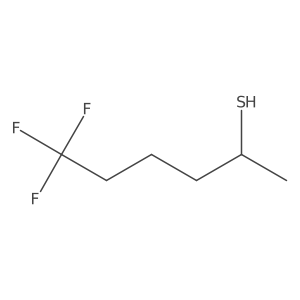 6,6,6-Trifluorohexane-2-thiol结构式