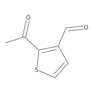 2-Acetylthiophene-3-carbaldehyde结构式
