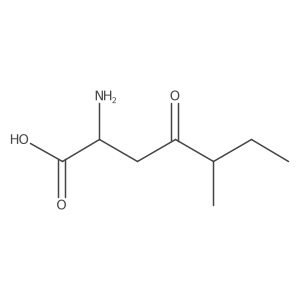 (2S)-2-amino-5-methyl-4-oxoheptanoic acid Structure