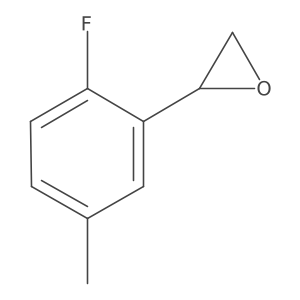 2-(2-Fluoro-5-methylphenyl)oxirane结构式
