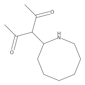 3-(Azocan-2-yl)pentane-2,4-dione Structure