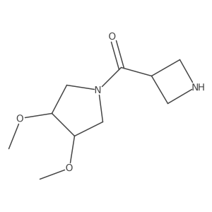 Azetidin-3-yl(3,4-dimethoxypyrrolidin-1-yl)methanone Structure