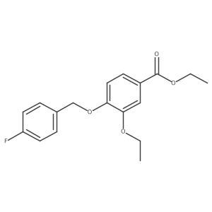 Ethyl 3-ethoxy-4-((4-fluorobenzyl)oxy)benzoate Structure