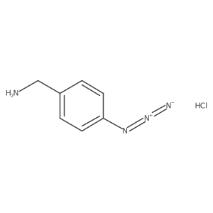 (4-Azidophenyl)methanamine hydrochloride Structure