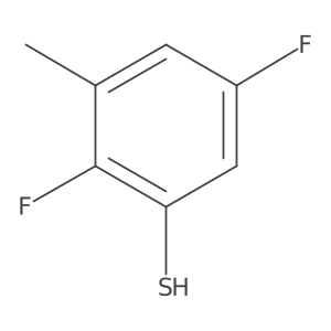 2,5-Difluoro-3-(methyl)thiophenol结构式