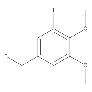 1,2-Dimethoxy-3-iodo-5-(fluoromethyl)benzene Structure