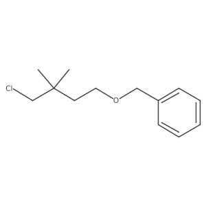 [(4-Chloro-3,3-dimethylbutoxy)methyl]benzene结构式