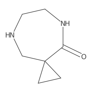 5,8-Diazaspiro[2.6]nonan-4-one Structure