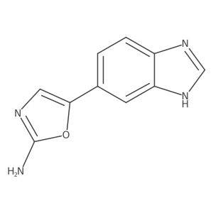 5-(1H-1,3-benzodiazol-5-yl)-1,3-oxazol-2-amine Structure