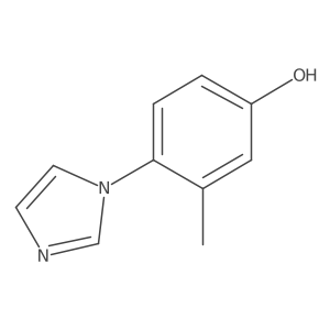 4-Imidazol-1-yl-3-methylphenol Structure