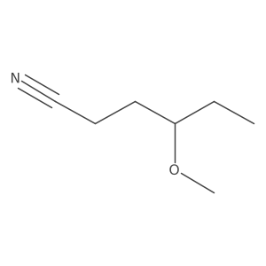 4-Methoxyhexanenitrile Structure