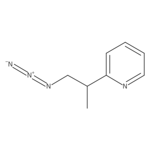 2-(1-Azidopropan-2-yl)pyridine结构式