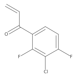 1-(3-Chloro-2,4-difluorophenyl)prop-2-en-1-one Structure