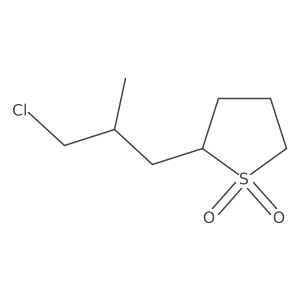 2-(3-Chloro-2-methylpropyl)-1lambda6-thiolane-1,1-dione Structure