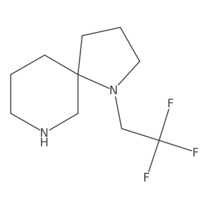 1-(2,2,2-Trifluoroethyl)-1,7-diazaspiro[4.5]decane Structure