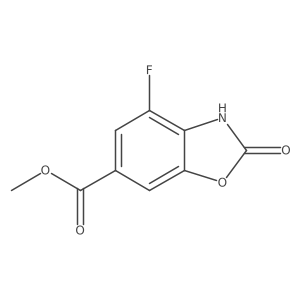 Methyl 4-fluoro-2-oxo-2,3-dihydrobenzo[d]oxazole-6-carboxylate Structure