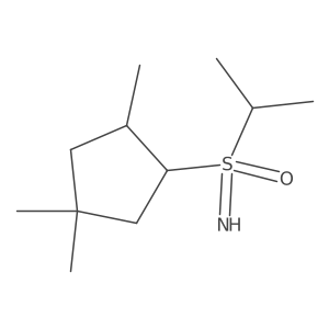 Imino(propan-2-yl)(2,4,4-trimethylcyclopentyl)-lambda6-sulfanone Structure