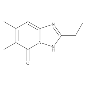 2-Ethyl-6,7-dimethyl-[1,2,4]triazolo[1,5-a]pyridin-5-ol Structure