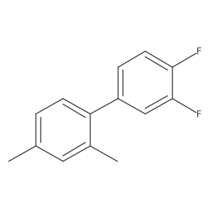 1-(3,4-Difluorophenyl)-2,4-dimethylbenzene Structure