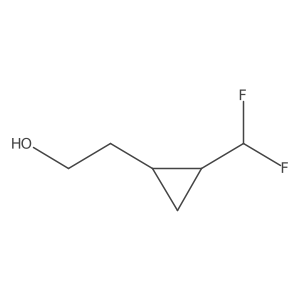 2-[2-(Difluoromethyl)cyclopropyl]ethan-1-ol Structure