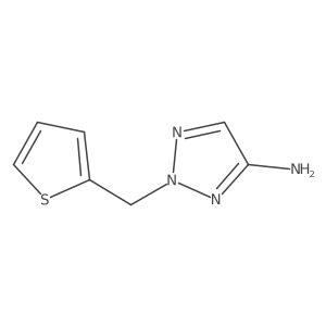 2-[(thiophen-2-yl)methyl]-2H-1,2,3-triazol-4-amine Structure