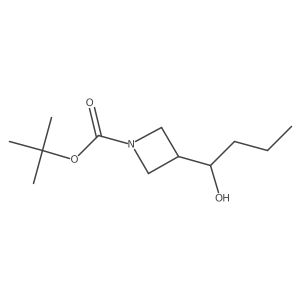 tert-Butyl 3-(1-hydroxybutyl)azetidine-1-carboxylate Structure