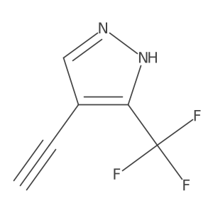 4-ethynyl-3-(trifluoromethyl)-1H-pyrazole Structure