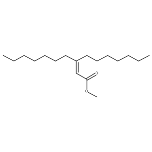 Methyl 3-heptyldec-2-enoate Structure