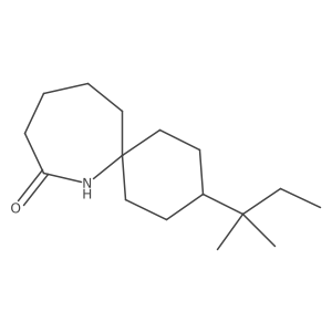 3-(2-Methylbutan-2-yl)-7-azaspiro[5.6]dodecan-8-one Structure