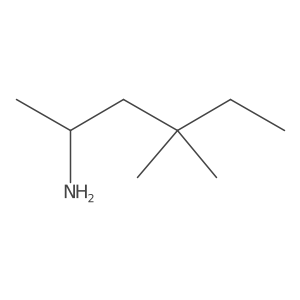 (2S)-4,4-dimethylhexan-2-amine结构式