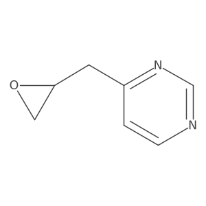 4-[(Oxiran-2-yl)methyl]pyrimidine结构式
