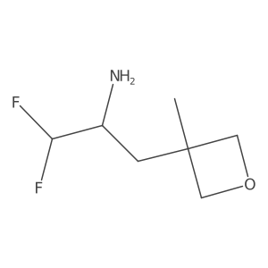 1,1-Difluoro-3-(3-methyloxetan-3-yl)propan-2-amine Structure