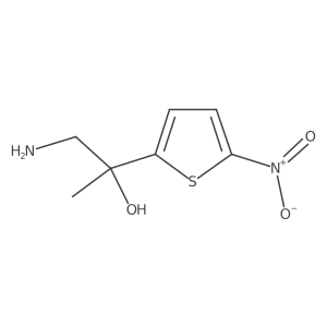 1-Amino-2-(5-nitrothiophen-2-yl)propan-2-ol Structure