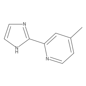 2-(1H-imidazol-2-yl)-4-methylpyridine Structure