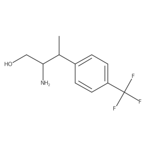 2-Amino-3-[4-(trifluoromethyl)phenyl]butan-1-ol Structure