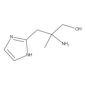 2-amino-3-(1H-imidazol-2-yl)-2-methylpropan-1-ol Structure