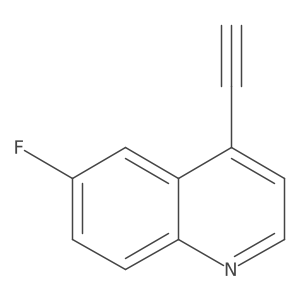 4-Ethynyl-6-fluoroquinoline Structure