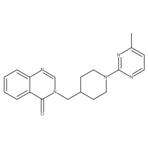 3-{[1-(4-Methylpyrimidin-2-yl)piperidin-4-yl]methyl}-3,4-dihydroquinazolin-4-one Structure
