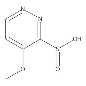 4-Methoxypyridazine-3-sulfinic acid结构式