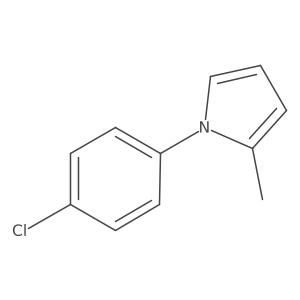 1-(4-Chlorophenyl)-2-methylpyrrole Structure