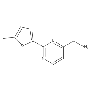 1-[2-(5-Methylfuran-2-yl)pyrimidin-4-yl]methanamine结构式