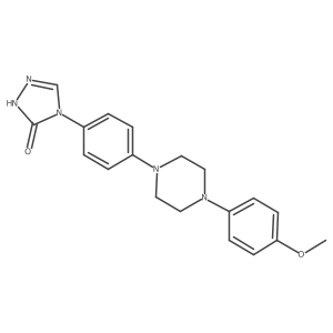 4-(4-(4-(4-Methoxy-phenyl)-piperazin-D8-1-YL)-phenyl)-2,4-dihydro-[1,2,4]triazol-3-one结构式