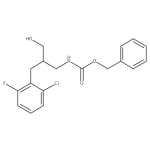 benzyl N-{2-[(2-chloro-6-fluorophenyl)methyl]-3-hydroxypropyl}carbamate结构式