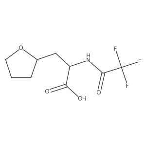 3-[(2S)-oxolan-2-yl]-2-(2,2,2-trifluoroacetamido)propanoic acid Structure