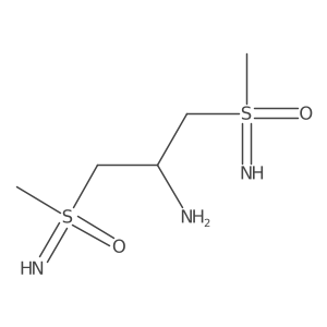 {2-Amino-3-[imino(methyl)oxo-lambda6-sulfanyl]propyl}(imino)methyl-lambda6-sulfanone Structure