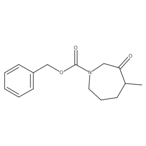 Benzyl 4-methyl-3-oxoazepane-1-carboxylate Structure