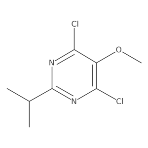 4,6-Dichloro-2-isopropyl-5-methoxypyrimidine Structure
